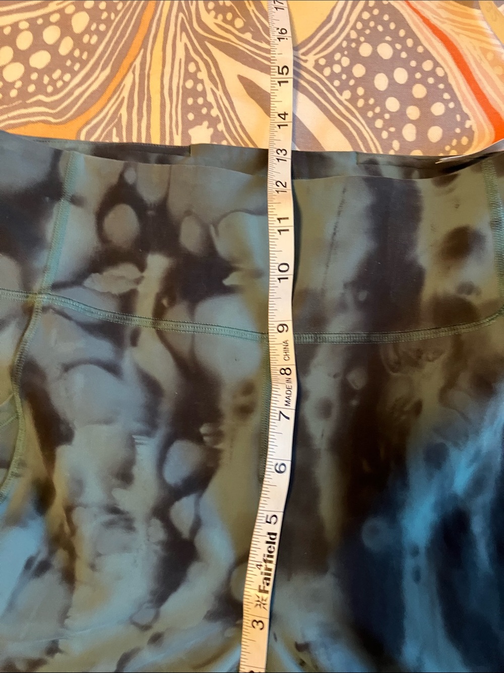 Lululemon Wunder train tie dye leggings - Picture 9 of 10